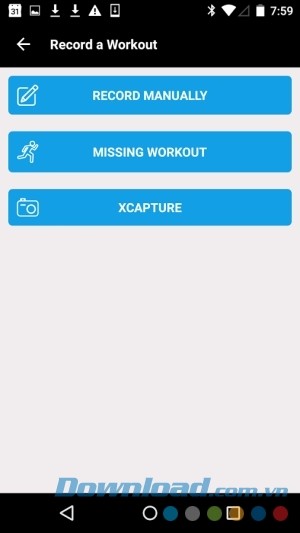 ViewFit cho Android hỗ trợ ghi lại bài tập