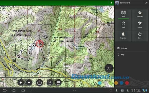 ViewRanger GPS cho Android