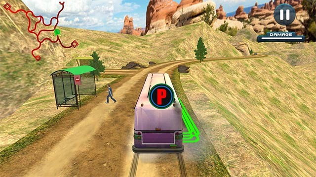 Thể hiện kỹ năng lái xe và đỗ xe an toàn trong Village Bus Driver Simulator