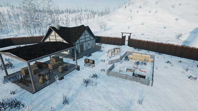 Sống sót trong mùa đông khắc nghiệt nhờ lương thực dự trữ và quần áo ấm