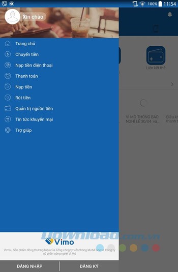 Danh mục chính của Vimo