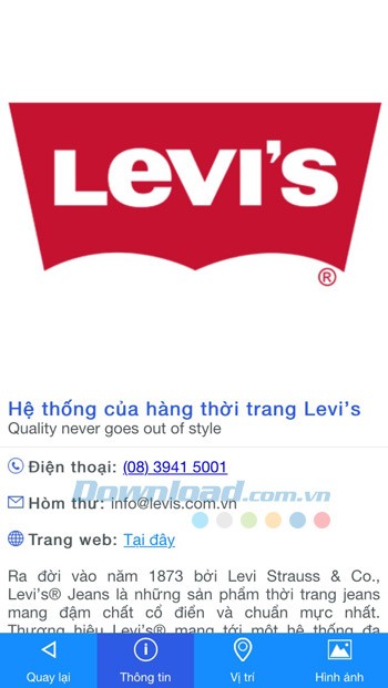 Thông tin chi tiết từng ưu đãi