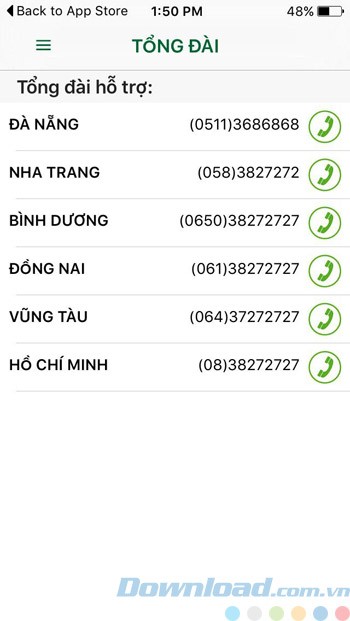 Tổng đài hỗ trợ