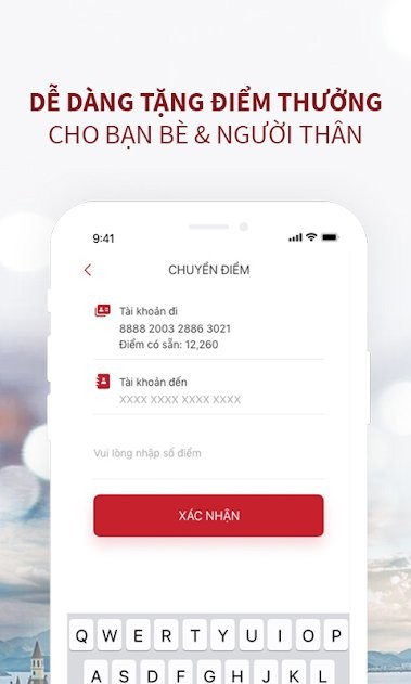 Tặng điểm VinID cho người khác
