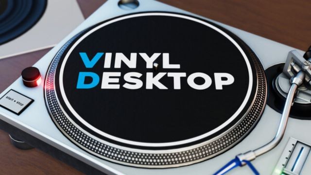 Vinyl Desktop mô phỏng mô hình đĩa than trên desktop để nghe nhạc và giải trí