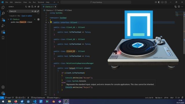 Kéo thả file nhạc để thưởng thức trên mô hình đĩa than trong khi vẫn làm việc, học tập bình thường