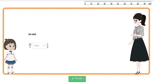 Bài học dễ thương trên VioEdu
