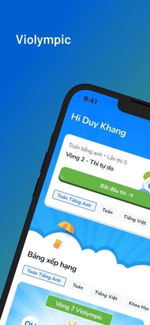 Thi các vòng thi chính thức