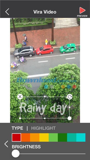 Chèn text vào video