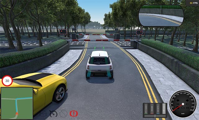 Xử lý các tình huống giao thông trong game Virtual Driving School bằng phản xạ nhanh nhạy