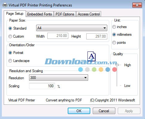 Virtual PDF Printer