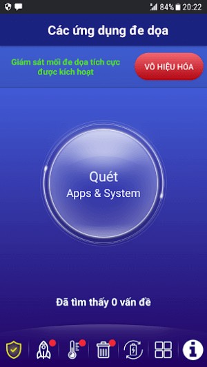 Virus Hunter quét toàn hệ thống và các ứng dụng đã cài đặt để tìm mối đe dọa