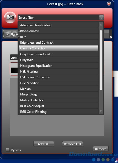 Áp dụng bộ lọc cho ảnh
