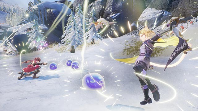 Hệ thống chiến đấu trong Vision of Mana game dựa trên các loại vũ khí chứa sức mạnh nguyên tố