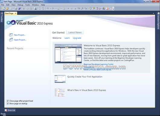 Visual Basic 2010 Express
