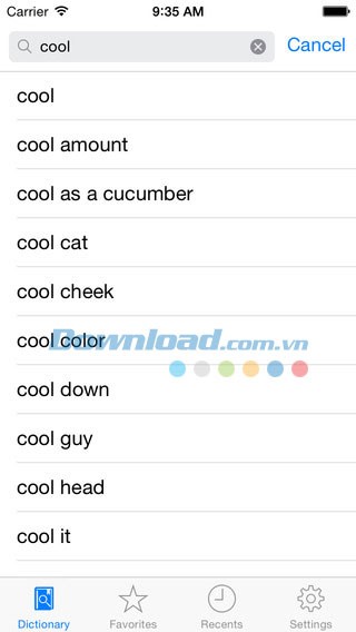 DictSharp Dictionary cho iOS