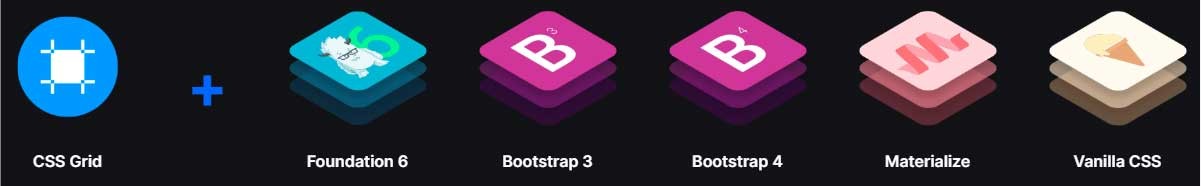 Responsive Site Designer sử dụng sức mạnh của CSS Framework