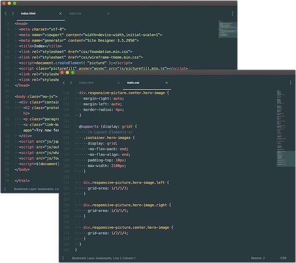 Responsive Site Designer làm sạch code
