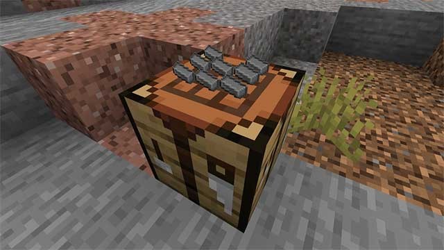 Bạn có thể nhìn thấy các mô hình vật phẩm 3D được hiển thị rõ trên Bàn chế tạo