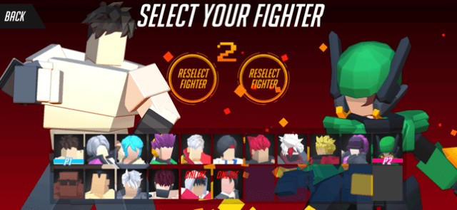 Chọn nhân vật của bạn để bước vào trận đấu đối kháng trong Vita Fighters