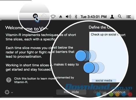 Vitamin-R cho Mac - Ứng dụng quản lý công việc hiệu quả theo phương pháp quả cà chua