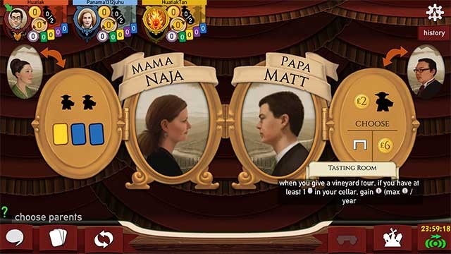 Viticulture sential Edition là phiên bản game PC của board game Viticulture