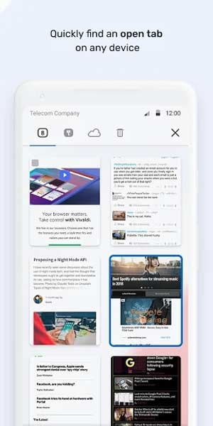 Tìm kiếm và mở tab nhanh chóng trên bất kỳ thiết bị nào