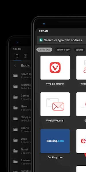 Vivaldi có chế độ tối để bảo vệ mắt