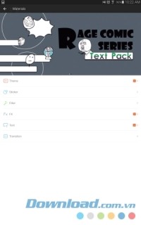 VivaVideo PRO Video Editor HD cho Android hỗ trợ chèn chữ vào video