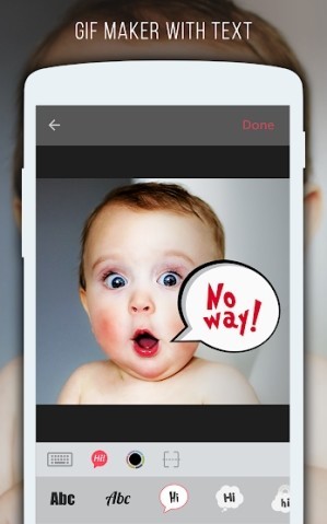 Làm ảnh GIF có kèm text