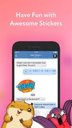 Thêm niềm vui vào cuộc trò chuyện với nhãn dán
