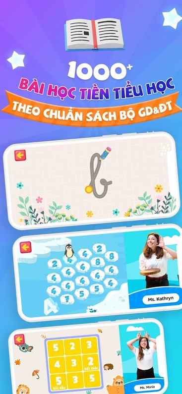 Hơn 1000 bài học tiền tiểu học