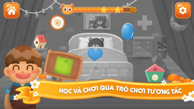 Học và chơi qua trò chơi tương tác