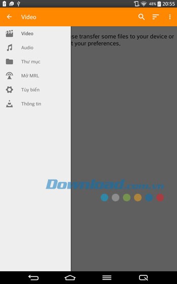 Giao diện của VLC