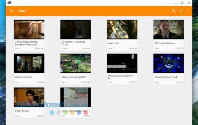 Quản lý file với playlist và danh sách