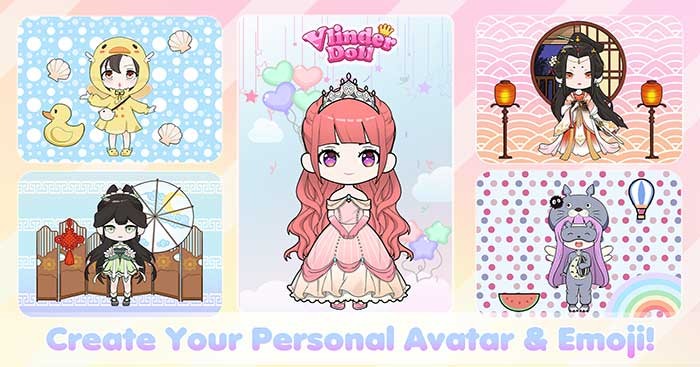 Vlinder Doll là game gacha thời trang có đồ họa cực dễ thương