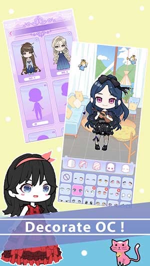 Nhiều trang phục và bối cảnh đáng yêu