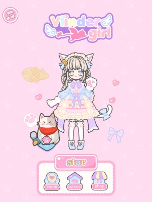 Vlinder Girl là game thời trang hoạt hình bạn gái thú vị