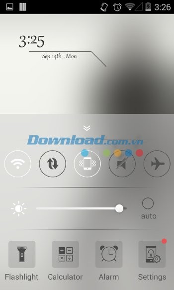 VLocker hiển thị lỗi tắt ứng dụng trên màn hình khóa