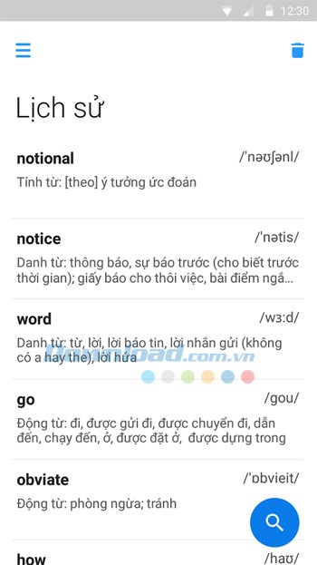 Laban Tu dien Anh Viet Anh cho Android