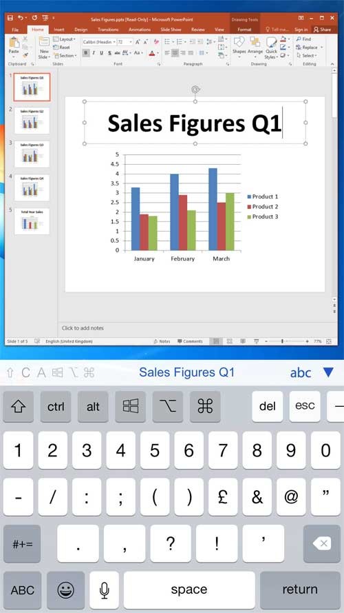Thực hiện mọi tác vụ trên thiết bị iOS như bạn đang ngồi trước máy tính
