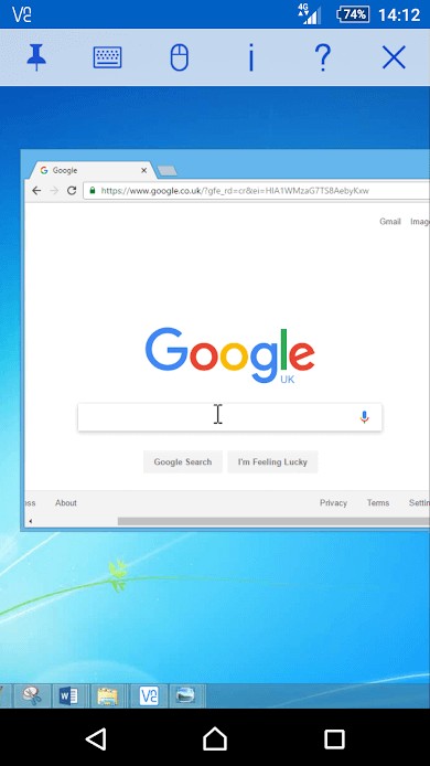 Điều khiển từ xa bằng VNC Viewer cho Android