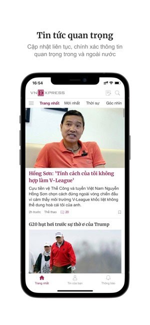 VnExpress cho ios 3*218552