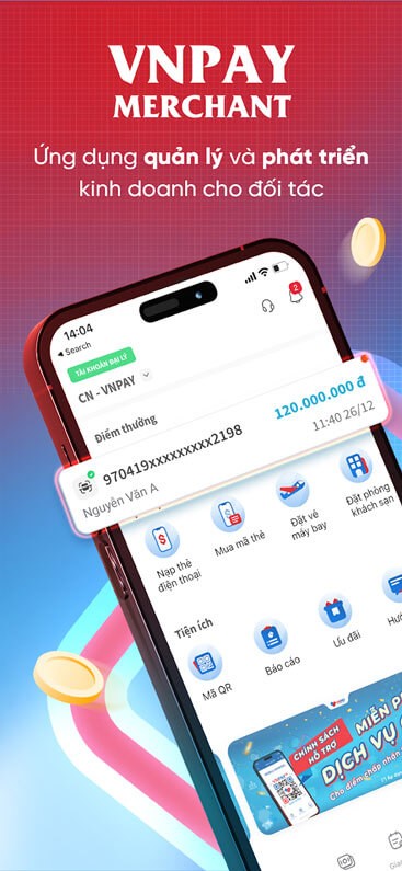 Ví điện tử doanh nghiệp trên VNPAY Merchant