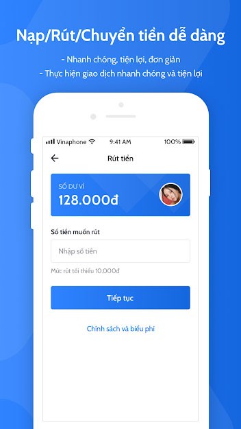 Nạp rút tiền miễn phí