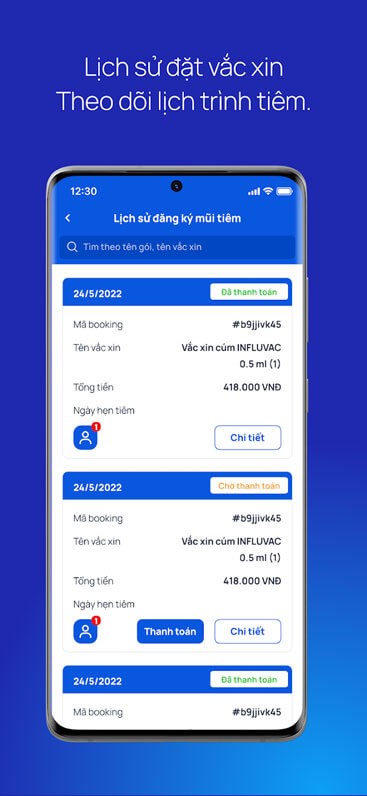 Lịch sử đặt vắc xin