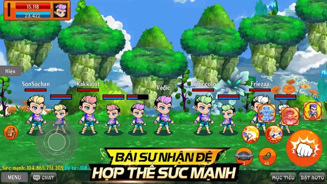 Tính năng Bái Sư Nhận Đệ Tử, hợp thể sức mạnh