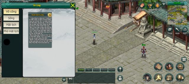 Hệ thống võ học phong phú, cho phép bạn lĩnh hội và thi triển