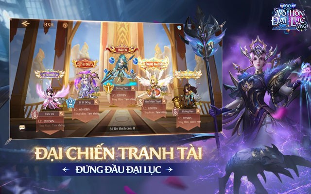 Đại chiến tranh tài – đứng đầu Đại Lục