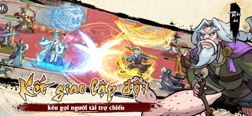 Thoải mái kết giao lập đội, kêu gọi người tài trợ chiến